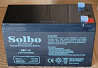 Аккумуляторная батарея Solbo 12В 7Ач DB7-12