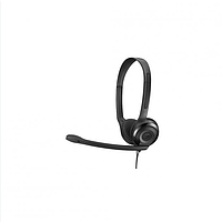 Наушники с микрофоном Sennheiser EPOS PC 5 CHAT, 3.5mm 4 pin (1000445) чёрные новые