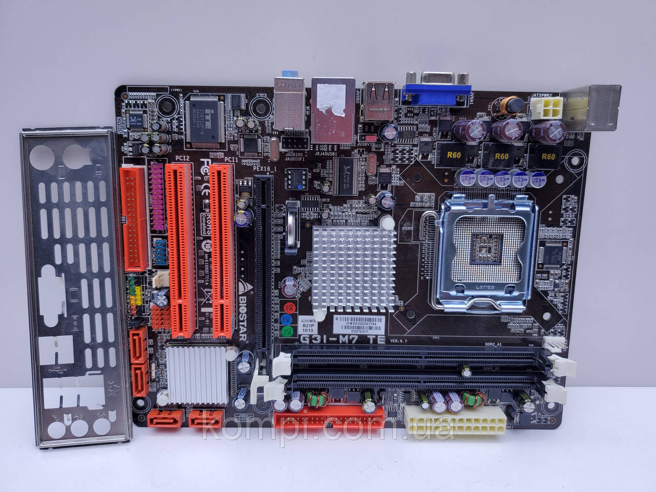 Материнська плата BIOSTAR G31 M7  s775/Quad DDR2