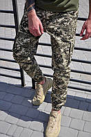 Брюки карго мужские коттоновые на резинке повседневные, размер S, M, L, XL, каммуфляжные, черные, коричневые