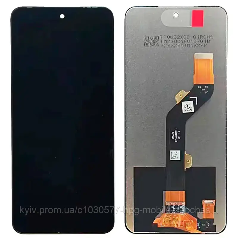 Дисплей INFINIX Hot 20 5G із сенсором, чорний, оригінал, фото 1