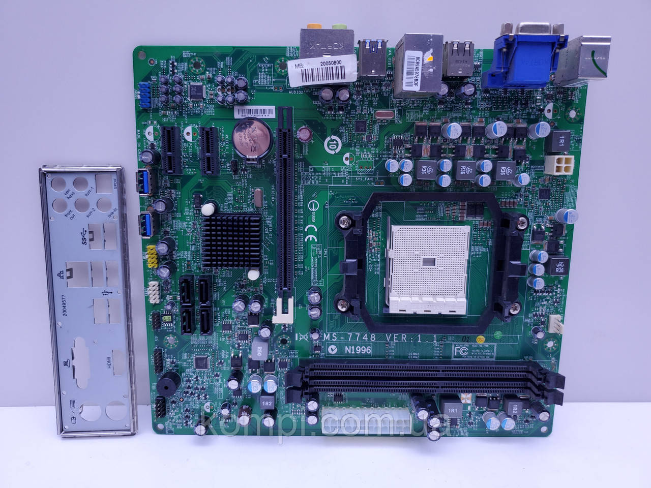 Материнська плата sFM1 MSI MS-7748 (Socket FM1,DDR3,б/у)