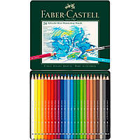 Набір акварельних олівців Faber-Castell Albrecht Durer 24 кольорів в металевій коробціі (15438)