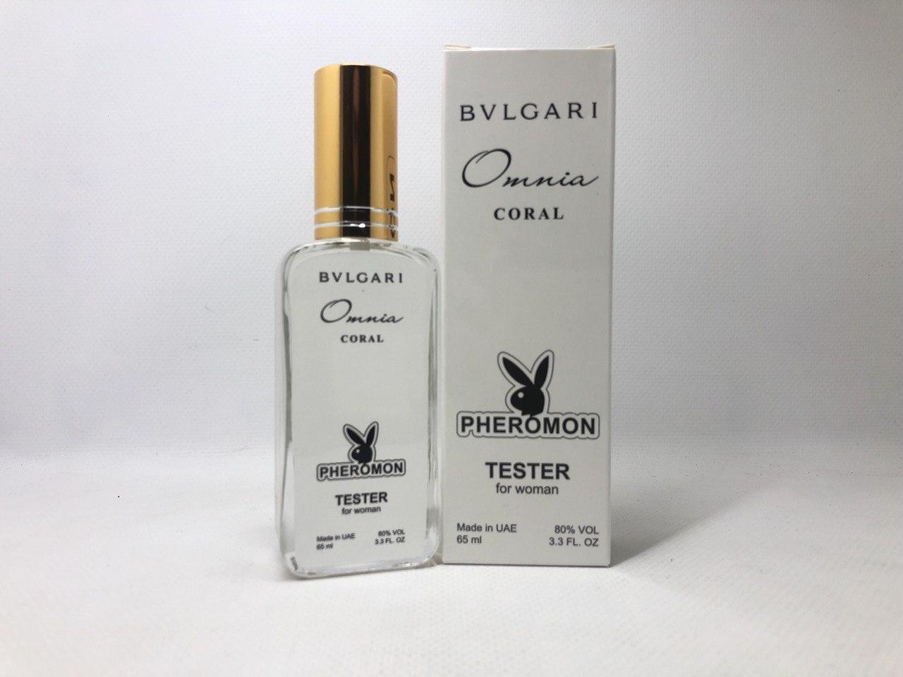 Купити Тестер с феромонами женский Bvlgari Omnia Coral (Булгари Омния ...