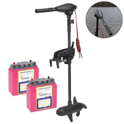 Електромотор для човна Haswing Osapian E-80lbs; 24V. 80A/h Li-Ion АКБ-2шт. Без З/У. Човновий електромотор Хасвінг;