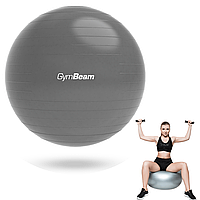 Мяч для фитнеса FitBall, 65 см, Серый / Гимнастический фитбол мяч для спорта и йоги / Жимбол для тренировок