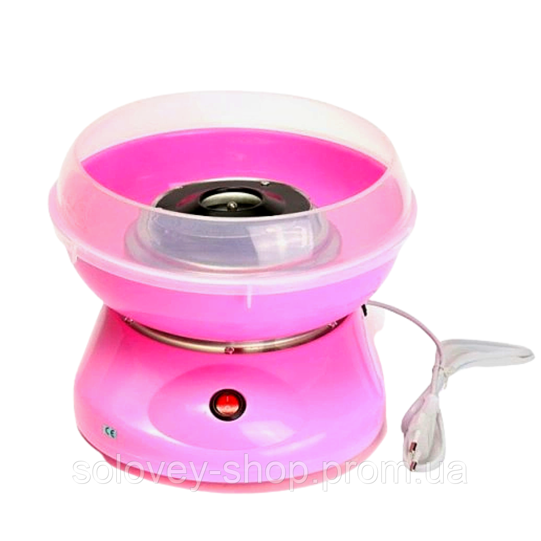 Станок для сладкой ваты, Cotton Candy Maker Домашний мини аппарат для сахарной ваты, Розовый - фото 9 - id-p1828156830