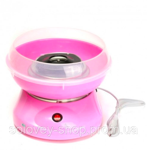 Станок для сладкой ваты, Cotton Candy Maker Домашний мини аппарат для сахарной ваты, Розовый - фото 3 - id-p1828156830