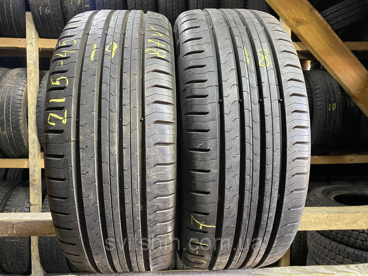 Шини літо 215/45R17 Continental ContiEcoContact5 18/19рік