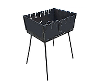 Мангал на 6 шампурів розкладний 3 мм Вогник