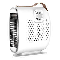 Мини электрический для домашнего офиса 500W мини-обогреватель с вентилятором мгновенный теплый нагревате White