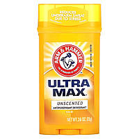 Твердый дезодорант Arm & Hammer Ultra Max Antiperspirant & Deodorant UNSCENTED 73г (033200197140)