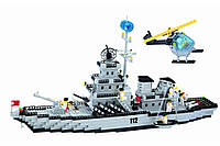 Конструктор Военный корабль 970 деталей BRICK 208885/112