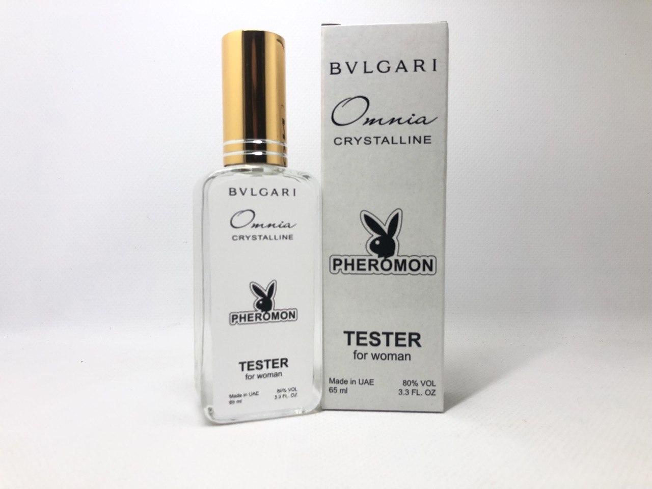 Жіночий тестер Bvlgari Omnia Crystalline (Булгарі Омнія Кристалін) з феромоном 65 мл, фото 1