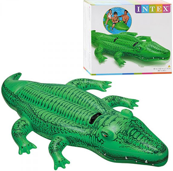 Дитячий надувний пліт 58562 (Крокодил великий)