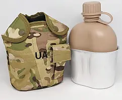 Армійська фляга в чохлі з казанком (Milticam, олива)