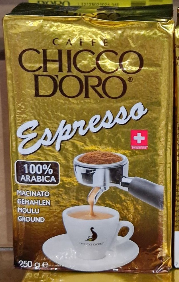 Кава мелена Chicco Doro Espresso 100% arabica 250 г.