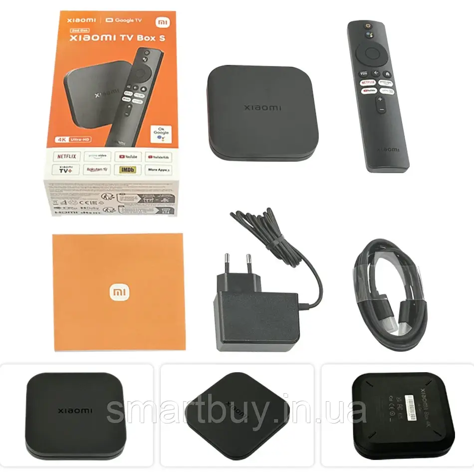 TV приставка Xiaomi Mi Box 4K 2nd Gen 2/8 Gb International MDZ-28-AA (гарантія 12 місяців)