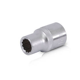 Головка дванадцятигранна, 1/2", 12 мм INTERTOOL ET-0212