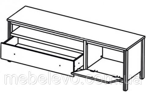 Тумба под телевизор Чос RTV1S1D 550х1600х420мм Гербор - фото 2 - id-p1828227834