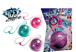 Скакалка на ногу SA 1003 (168/2) підсвічування мультиколор, в кулі конфеті, на батарейках, у пакеті