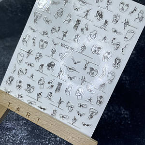 062 силіконовий стикер