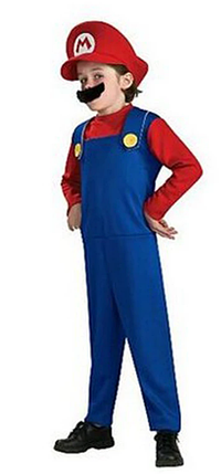 Костюм Маріо дитячий Super Mario ABC (L) 120-130 см, фото 1