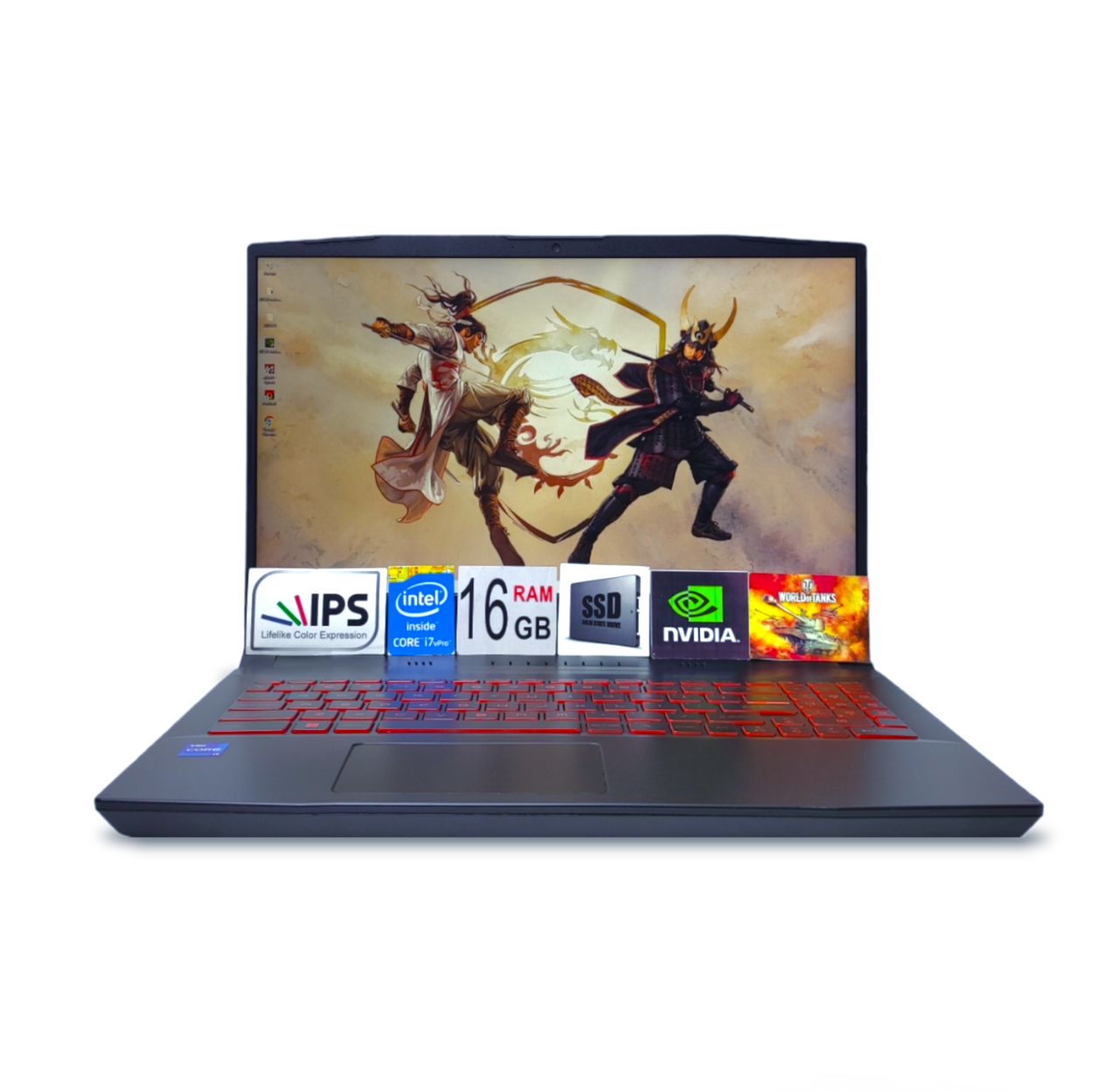 Ігровий ноутбук MSI Katana 15.6"144Gz IPS FHD Core i7-11800H 8ядер 16GB SSD512GB RTX 3050TI 4GB