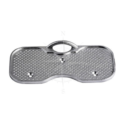 Накладка транцова для човнового транця 200 x 194 мм алюміній Osculati.