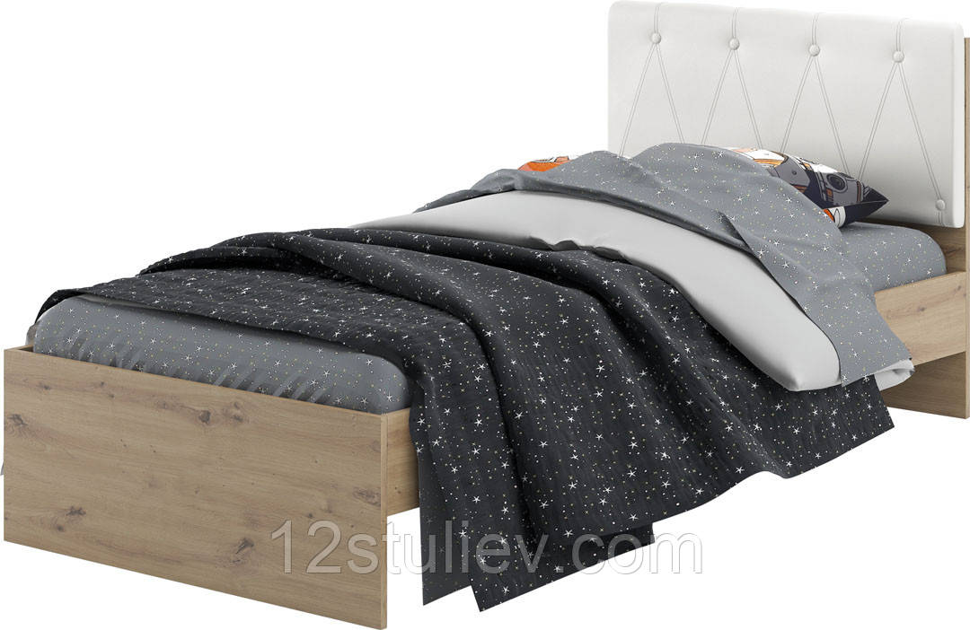 Ліжко Тоні 1-сп  Артизан/Біла Німфея, фото 1