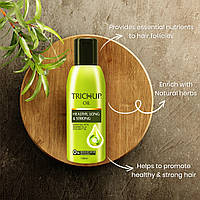 Олія Тричуп 100 мл, здорове, довге та міцне волосся, Trichup oil Healthy, Long & Strong, масло для волос,