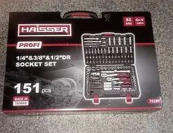 Набор ручного проффесионального инструмента 1/2 і 3/8 і 1/4 151 ед. HAISSER