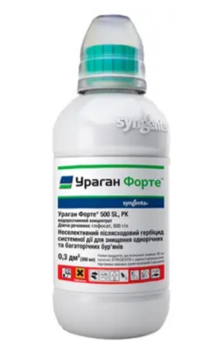 Гербіцид Ураган Форте 500 SL в. р. к., 300 мл Syngenta