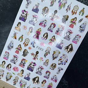 073 силіконовий стікер F583