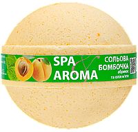 Солевая бомбочка для ванн "Абрикос и масло мяты" Bioton Cosmetics Spa & Aroma Bath Bomb