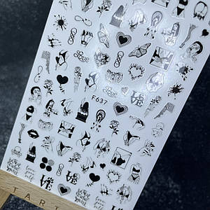 074 силіконовий стікер F637