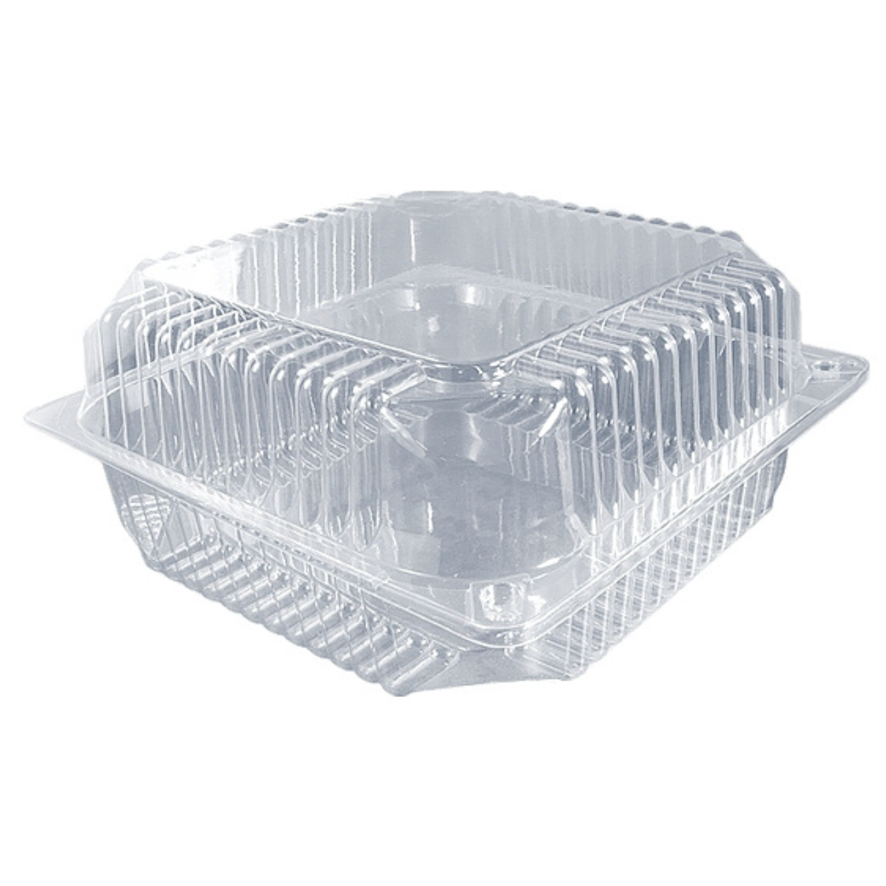 Одноразова пластикова універсальна упаковка-блістер для кондитерських виробів 240x250x110 мм 4300 мл 110 шт, фото 1