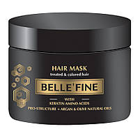 Набір для догляду за фарбованим волоссям BELLE'FINE маска і шампунь Color & Treated, фото 4