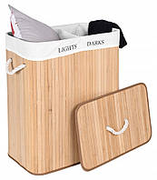 Кошик для білизни окремо стоячий Gockowiak 100л кришка LOFT Розміри 60*52*32