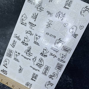 078 силіконовий стікер JO2170