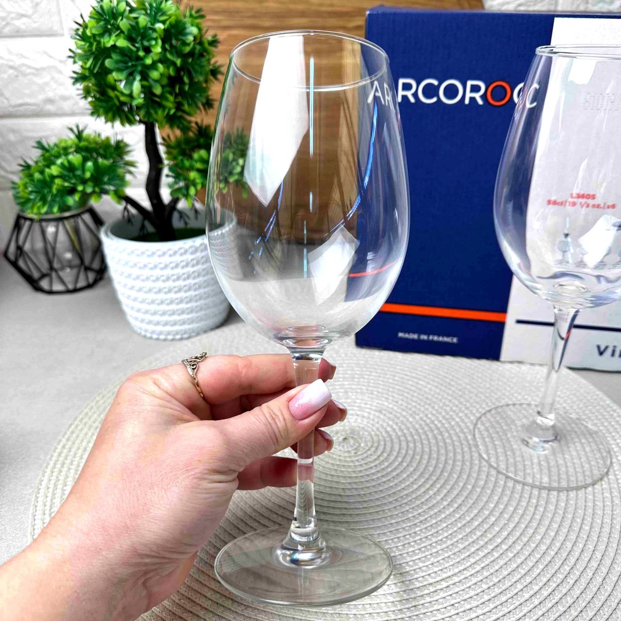 Набір скляних келихів для червоного вина Arcoroc Vina 580 мл (L3605)