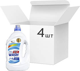 Універсальний гель для ручного та машинного прання Pro Wash (проваш), 4 шт *4 л(заводський ящик)