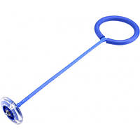 Нейроскакалка (скакалка-крутилка) на одну ногу с подсветкой, синяя