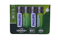 Батарейки "Philips" AA/HR6 (1.2V, Ni-Mh, 2600mAh, блистер, 4шт)