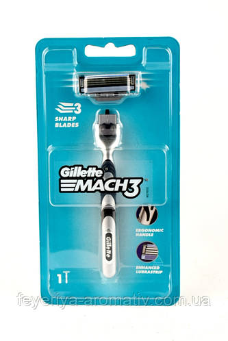 Станок для бритья с сменной кассетой Gillette Mach 3 Гонконг (ID ...