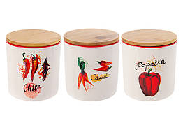 Банки Lefard Chile-Carrot-Paprika 3 шт 620 мл Білий (AL186525), 7887608 — 483