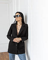 Черный женский актуальный пиджак Прага