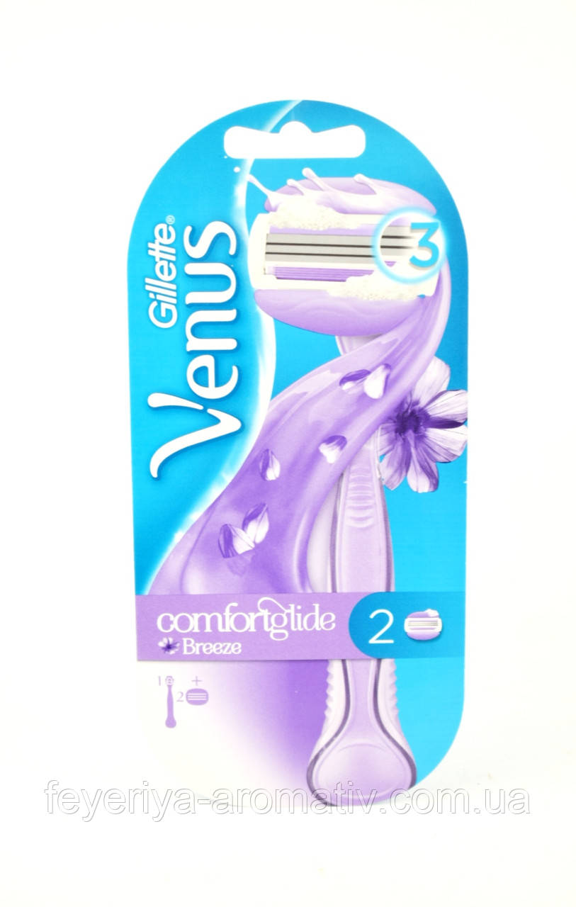 Станок для гоління і 2 змінні касети Gillette Venus Breeze Німеччина