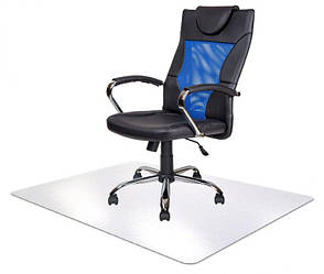 Захисний килимок під офісне крісло Palsun 0,8 мм 1000*1250 мм Прозорий (прямі краї)