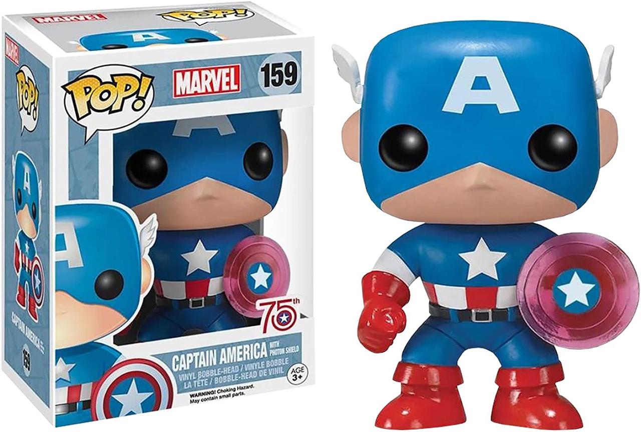 Funko Marvel Captain America With Photon Shield 75th Anniversary
